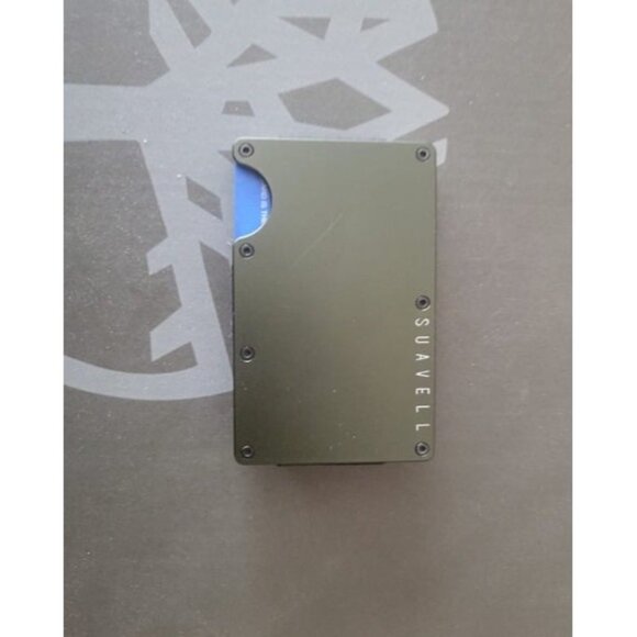 Slim Metal Wallet for Men - Minimalist Tactical Wallet - RFID Blocking Wallet - Picture 1 of 6